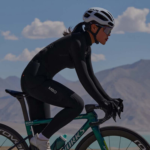 MBO New Color LightWarm Women's Autumn and Winter Storage Fleece Bib Cycling Trousers Double Arrow T170C Black Official 20% Off M