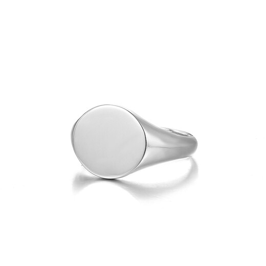 IDEAGEMER 925 silver gentleman's ring men's light luxury niche high-end European and American style handsome and versatile boys' ring tail ring trendy gentleman's ring Hong Kong No. 23