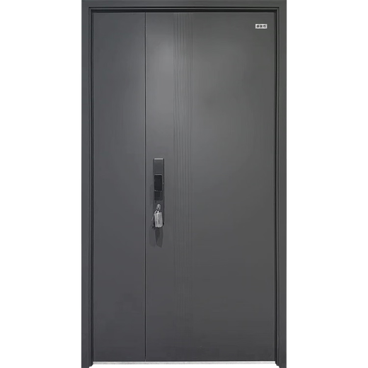 英佑门业甲级防盗门家用入户门安全门进户门暗装铰链加高门楣智能门锁 Y9702机械锁 2150*1160子母门