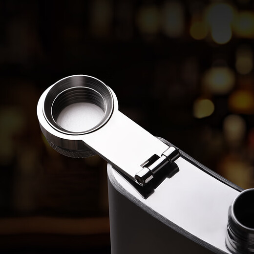 CLITON wine bottle 304 stainless steel portable outdoor thickened white wine bottle white wine bottle flat wine bottle 3 packs