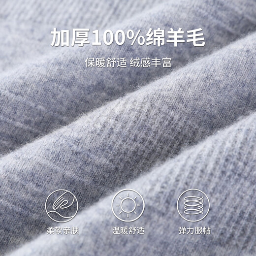 Antonio 100% wool & textured jacquard comfortable round neck pullover solid color jacquard men's thick warm casual cardigan