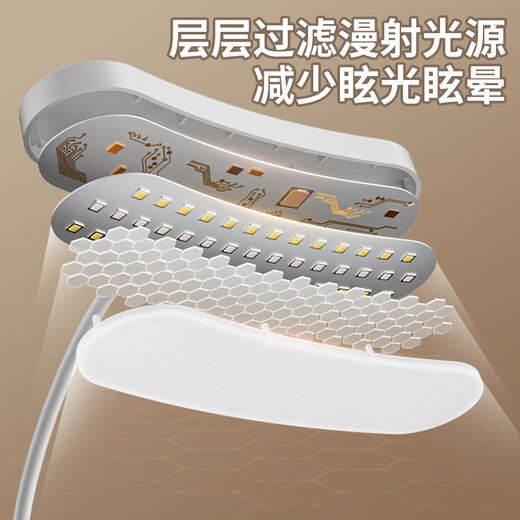 Yanaijie светодиодная обучающая защита глаз, умная настольная лампа, перезаряжаемая студенческая общежития, стол для письма и выполнения домашних заданий, спальня, прикроватная лампа K7777, розовая перезаряжаемая модель