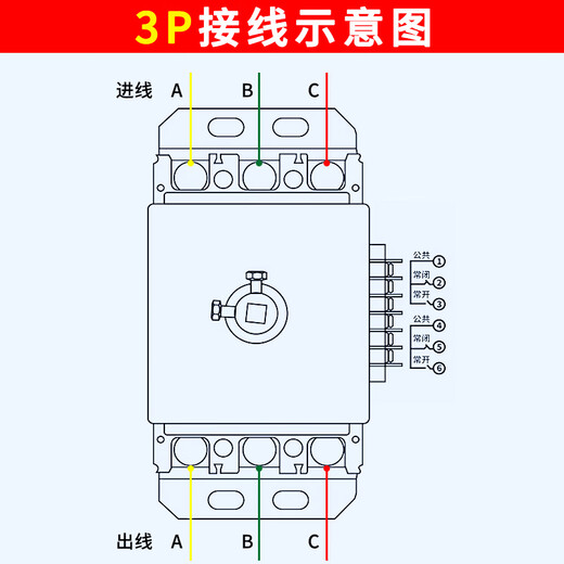 Fire machinery emergency starting device switch self-coupling step-down fire sprinkler pump control 6P star-delta strong start 125A (7.5-45KW) full set 6P