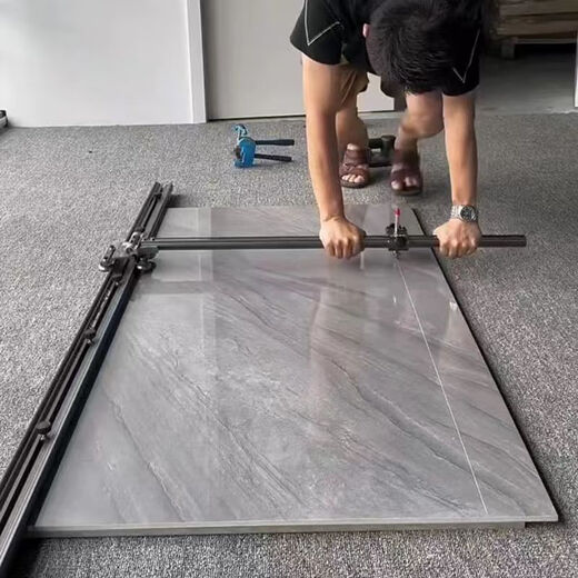 Chaoyiping's new tile track push knife T-type manual high-precision masonry tile floor tile rock slab cutting machine T push-pull knife 2-meter rod push knife 20-LG (with powerful pliers)