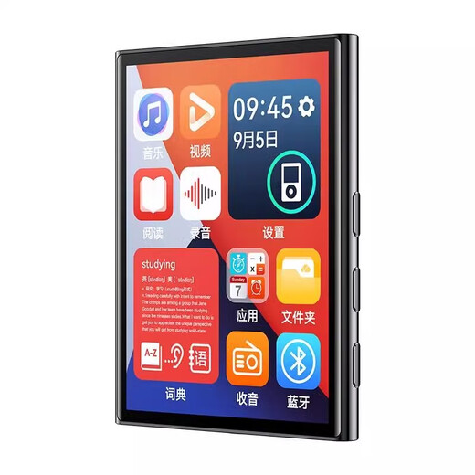 Original suitable for Bluetooth mp4 walkman for reading novels mp3 high school student version mp5 e-book p3p4mp7 2 inch Bluetooth touch screen version 64GB standard