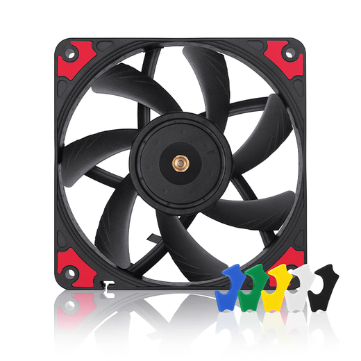 NOCTUA NF-A12x15 PWM CH.BK 猫扇 12015薄扇 12CM ITX机箱散热风扇 智能温控 猫头鹰 NF-A12x15 PWM CH.BK.S