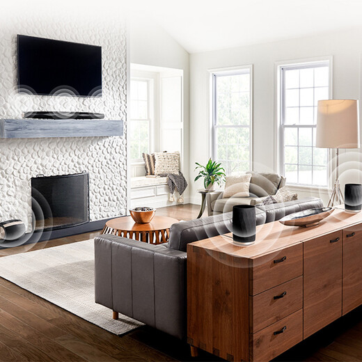 B&W formation bar+ bass+flex 5.1 home theater TV audio home speaker WiFi Bluetooth AirPlay Dolby surround black