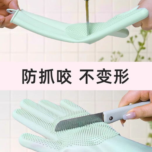 Tianlanghai dog bathing gloves pet cat bathing artifact anti-scratch and bite cat gloves cleaning and bathing supplies 2 pack