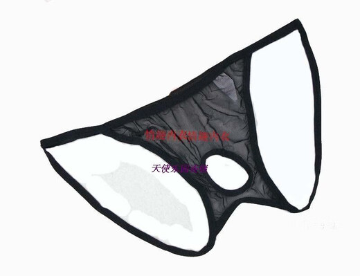 Men's see-through mesh revealing JJpp sexy underwear for couples, thong T-pants for couples to tease gay men without taking off, black revealing PP revealing JJ style