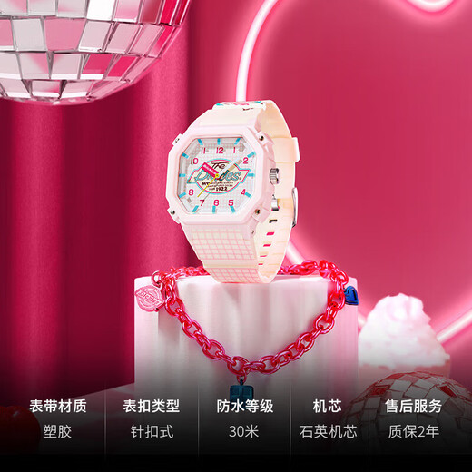 Dickies elementary school student watch female cute pink junior high school student children's watch pointer quartz watch female birthday gift CL-479