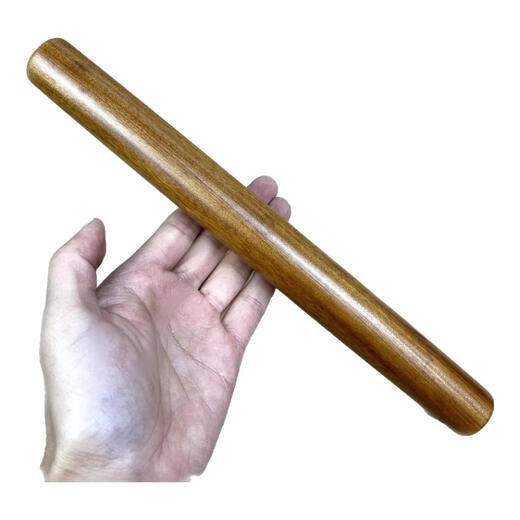 Jingfang selects huanghuali wood rolling pin, solid wood dumpling wrapper, household large and small rolling pin, catching noodle pin, slim baking tool, two pointed ends, short style, suitable for one-handed use