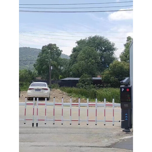 仁聚益智慧停车无人值守车牌识别道闸一体机小区门禁起落杆自动收费系统 豪华高清一体机同进同出栅栏闸