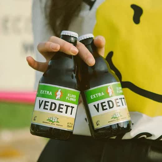 VEDETT elderflower craft beer 330ml*6 bottles Belgian style fruity white beer OCC