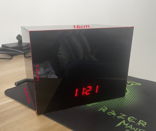 Monitoring storage box Monitoring anti-theft box All-round polymer permeability Monitoring mobile phone storage dust box 95 high-transparency microcrystalline molecular mirror material 2