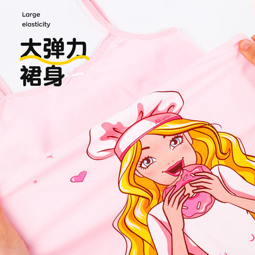 Barbie Girls Nightgown Children's Pyjamas Summer Cotton Coton Baby Home Clothes X6210B PINK 140
