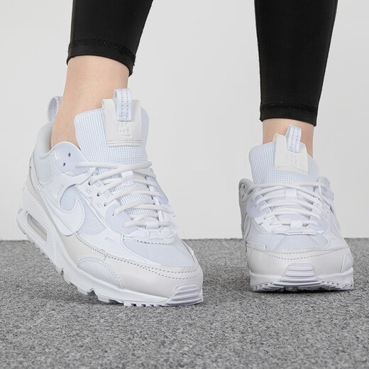 Nike (NIKE) women's shoes autumn new sneakers AIR MAX air cushion cushioning breathable running shoes fashion casual shoes DM9922-101/AIR MAX/white 37.5