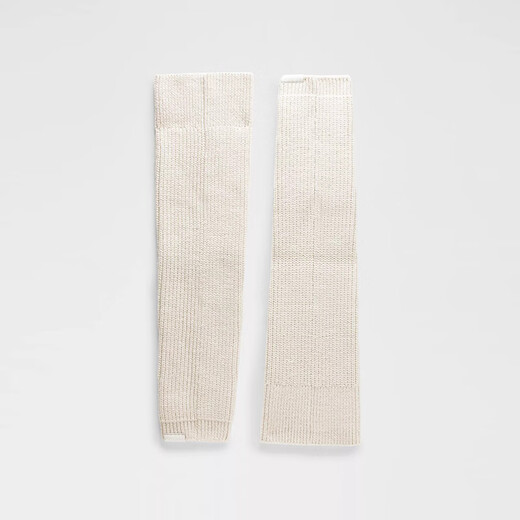 Lululemon丨Ribbed Knit Women's Wool Blended Ribbed Knit Warm Leg Covers LW9FDMS Variegated Bone White O/S