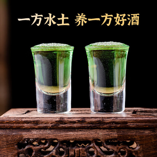 杨林肥酒云南特产绿酒3L 48度露酒大桶装金酒口粮酒泡酒宴席聚会家庭装 48度 3L 2桶 （金酒+绿酒）