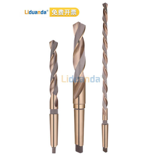 Chiweng Harbin Liduanda cobalt-containing taper handle extended twist drill bit stainless steel special drilling Morse extended taper drill 25* blade length 230 total length 360#3 handle