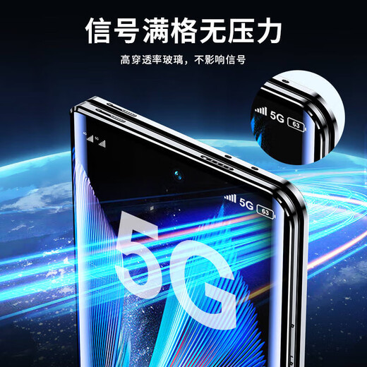 
Suoaige Honor Magic V3 Mobile Case Honor Magic VS3 Protector VS2 Premium Edition Flip Cover Men and Women Folding Screen Transparent Double-Side Glass Magnetic Metal Ultra-Thin Case Black (HD) Double-Side Glass-Lens Full Inclusive Honor Magic V3