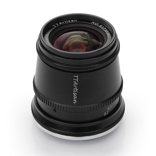 Mingjiang 17mm f1.4 large aperture fixed focus wide-angle lens for landscape portraits, suitable for X mount E mount Z mount mirrorless camera lens black M4/3 system interface