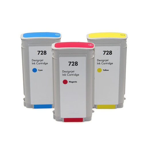 京呈适用惠普HP728号墨盒HP DesignJet T730 T830绘图仪T1600 2600打印机 【300ML】HP 730 青色墨盒（海外版）