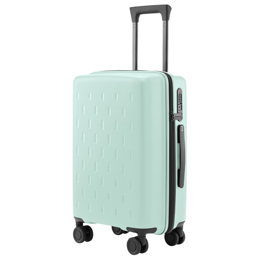 95% new Mijia Xiaomi suitcase 24-inch trolley case large-capacity suitcase universal wheel password box men's and women's leather suitcase green