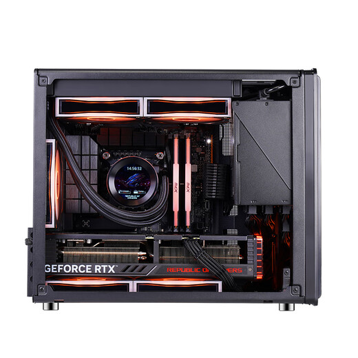 玩嘉阿尔法S1黑色 MATX机箱（提手机箱/240冷排/165mm风冷/ATX电源/长显卡/MATX/ITX ）