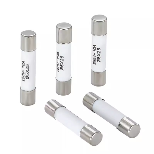 R055 ceramic fuse tube 5x25mm fuse 0.5A 1A 2A 3A 4A 6A 13A 16A 20A R055 ceramic 5x25mm 8A (100 pieces/box)