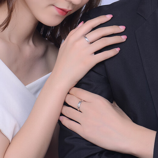 Tico 1314 lifetime platinum ring pair for men and women pt950 platinum pair ring living ring ring wedding