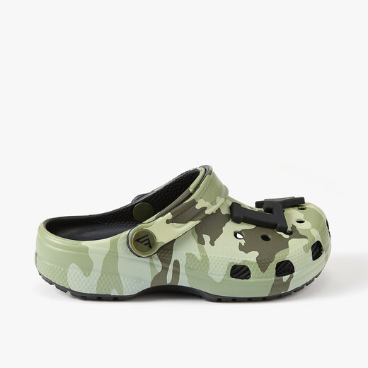 Little MO&Co. Children's Clothing New Men's and Women's Crocs Sandals Slippers Breathable Children's Shoes Children's Shoes Classic Camouflage Color 35 Inner Length 22.5cm