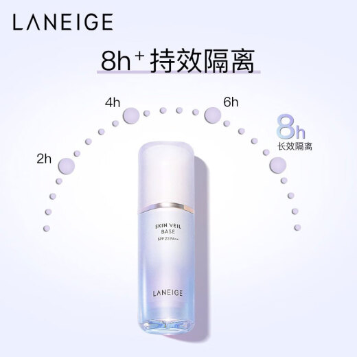LANEIGE Isolation Cream Primer Snow Silky Soft Purple 30ml (Modify Yellowing and Brighten Skin Color) Gift for Women