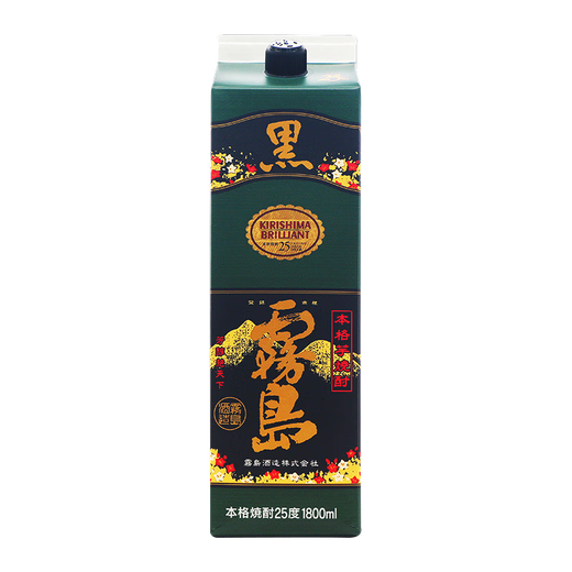 Kurogirishima Japanese original imported foreign liquor Kurogirishima original sweet potato shochu EX carton glass bottle 720ml Kurogirishima carton 1.8L