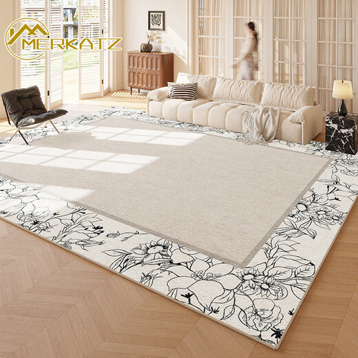 Alfombra Manta de cabecera de dormitorio francés lavable y limpiable impermeable y antiincrustante hogar grueso Fuyun-148 Fuyun-15242 1 pieza 200*300CM