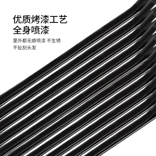 Youjia UPLUS black one-word hair clip straight clip 125 small black clip invisible hair clip bangs broken hair clip