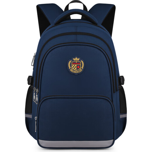 Edison inventor primary school bag boy spine protection and burden reduction 3-6 grade large capacity middle school student backpack 311#-2 blue