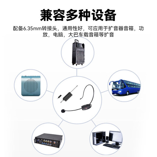 IMVP one to four teachers' dedicated wireless headset hanging microphone audio power amplifier amplifier mixer stage professional performance outdoor karaoke microphone training universal one to six headsets + high volume audio (with display, high-definition radio) suitable for audio/amplifier/amplifier and other equipment 50-meter wireless transmission without whistling