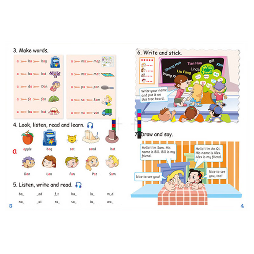 Cambridge Children's English Preparatory Level 1, 2 and 3 textbooks (WeChat value-added version) 128 series Xi'an Jiaotong University Children's English Training Textbooks produced by Xinzhitang Group Purchase Premium without AR Card Cambridge Children's English Level 1 Textbooks