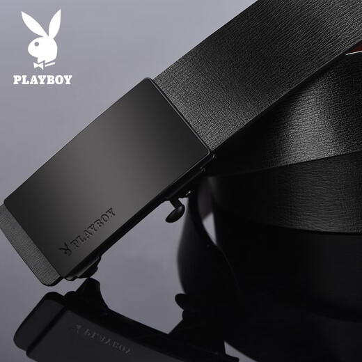 Playboy belt men's toothless automatic buckle inner wear belt casual business belt birthday gift for boyfriend husband father
