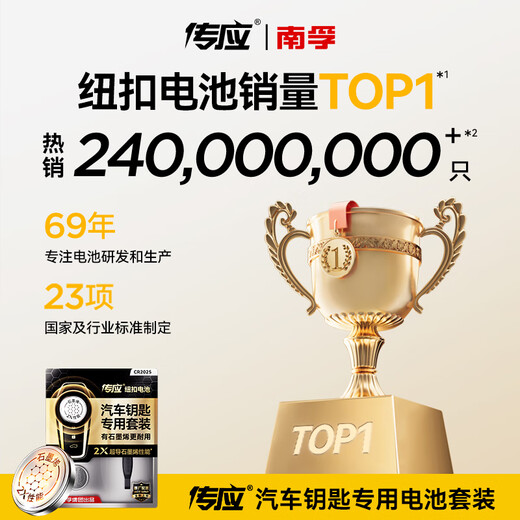 Chuanying Nanfu CR2025 graphene button battery 2 pieces, special for car keys, built-in crowbar + screwdriver, suitable for Volkswagen Lavida/Nissan Liwei, etc.