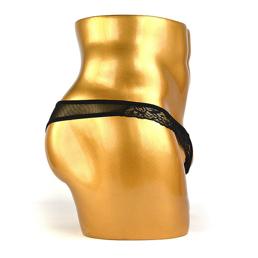 Confidential delivery, sexy men's sexy underwear, men's thong underwear, fully transparent T-pants, passion-free nightclub opening, large size gay men using male masturbation, alternative transparent, pink, one size fits all