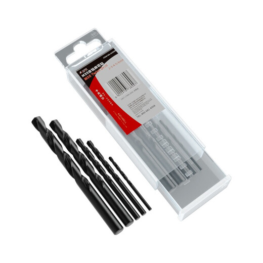 Kraftwell Bit de forage à torsion en acier à haute vitesse Ensemble de poignée droite perce électrique Impact en métal en plastique en plastique en plastique AI3607 Bracelet Drill 16MMAI3527