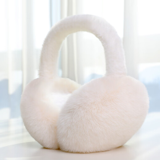 HUIGYAAY ear muffs for women, cute plush winter warm ear bags, anti-freeze ear caps, ear muffs, ear protectors, foldable ear warmers, 7839 cloth rod purple, 1 piece