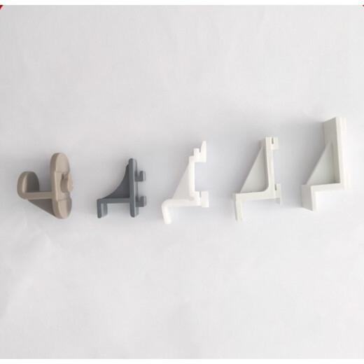 Fubang Freezer Stainless Steel Buckle Clip Shelf Clip Refrigerator Door Partition Fixed Support Hook Freezer Accessories A-Small Aluminum Hook 19mm