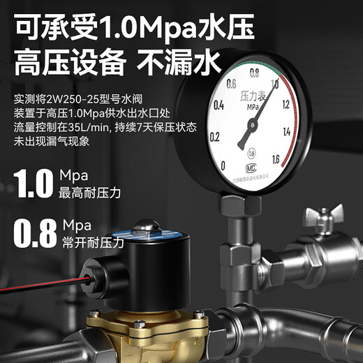 Solenoid valve water valve 220V valve 24V normally closed 4 minutes 6 minutes 1 inch control valve 2W025-08 air valve 2W02508DN082 minutes DC24V