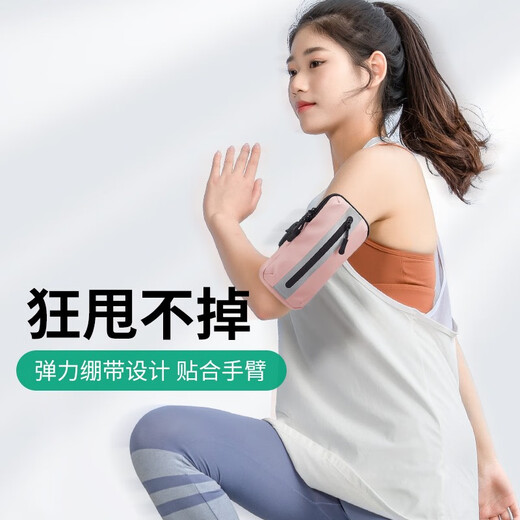 Sinofan sports running mobile phone arm bag for men and women outdoor running equipment fitness cycling marathon mobile phone bag wrist bag arm bag purple/YY-01