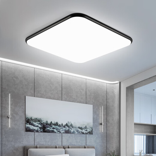 NVC LED intelligent control ceiling lamp Nordic modern minimalist living room bedroom ultra-thin lamp Mijia AI dimming lighting Aurora