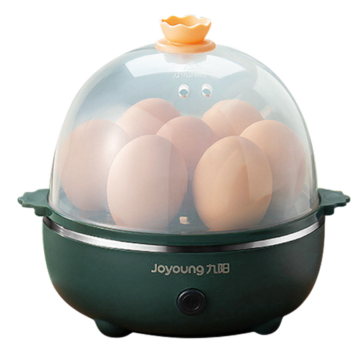 Joyoung egg steamer automatic power off household small multi-functional mini lazy breakfast artifact boiled egg egg cooker single layer retro green