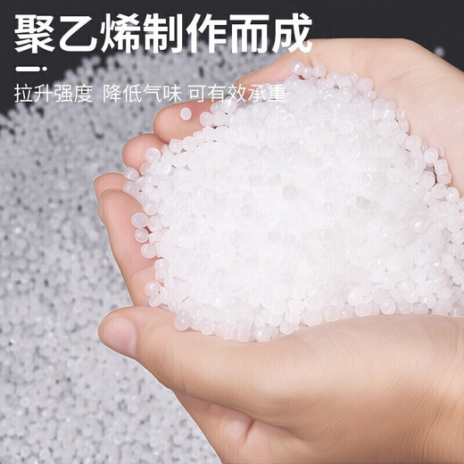 CHAHUA Camellia flat mouth garbage bag multi-color 45*55cm 150 pieces single side 1.5 silk thickened kitchen cleaning storage bag