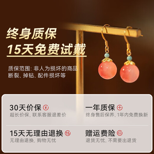 The only (Winy) 925 silver earrings for besties, wives, and mothers as birthday gifts for girls to show their temperament, niche and high-end earrings